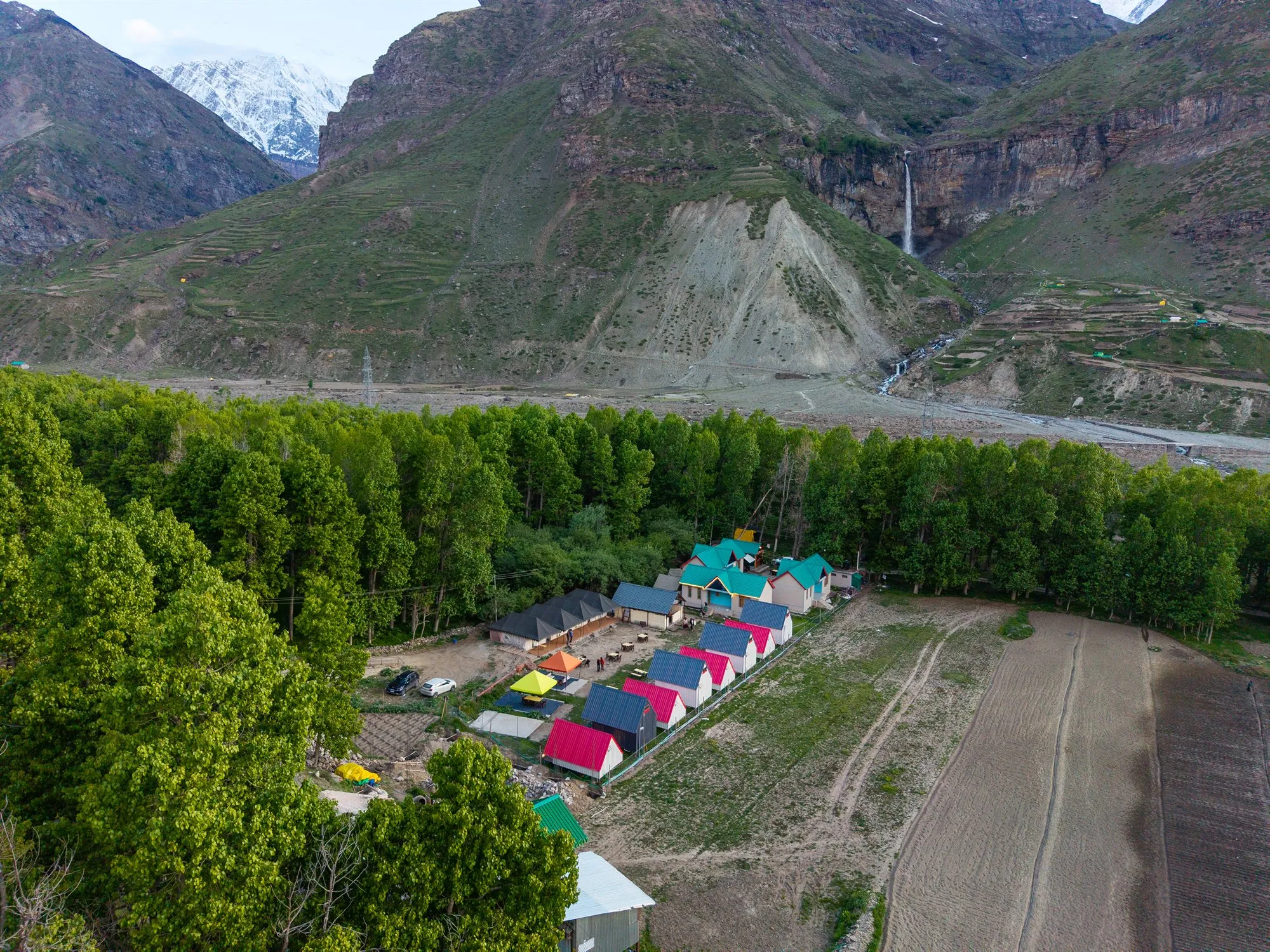 Himalayan Mountain & Valley View